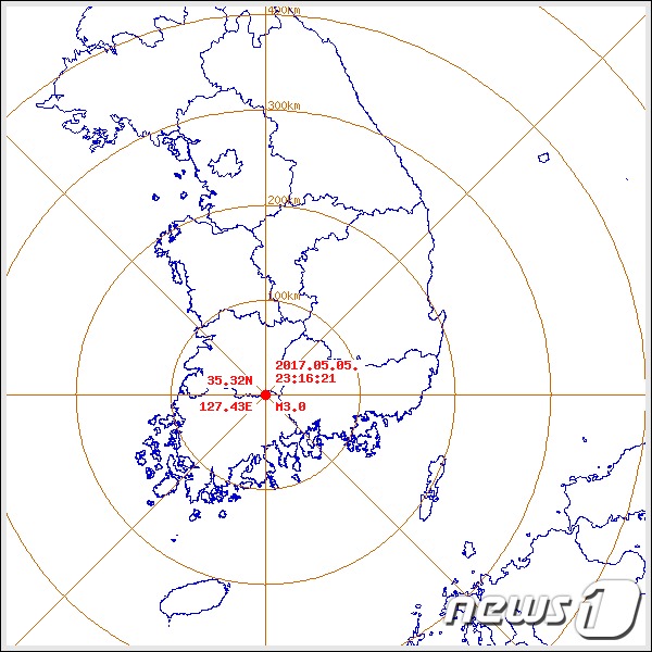 구례서 규모 3.0 지진 발생…광주·전남 올해 6번째 지진